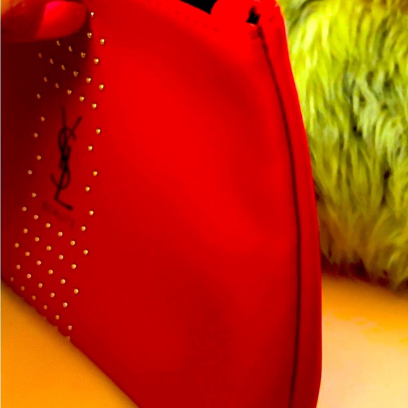 Brand new w tag YSL Beaute Red Pouch - Picture 7 of 9